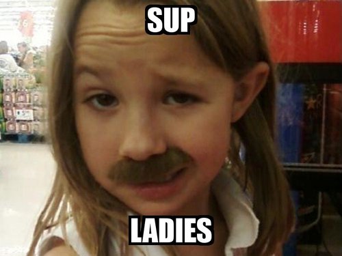 girl-mustache