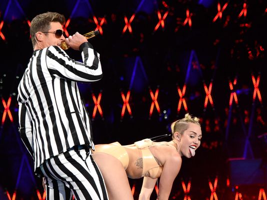 Miley Cyrus Robin Thicke