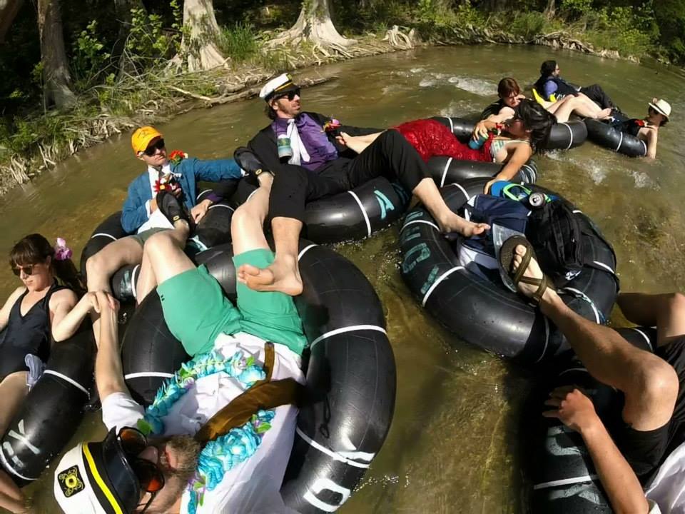 tubing Guadalupe River Texas