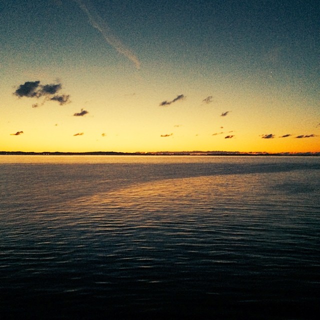 sunrise on Lake Erie