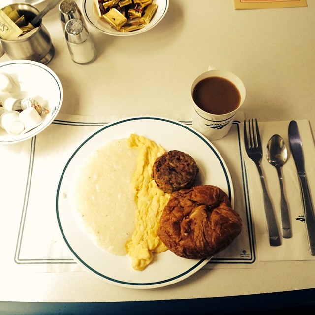 Amtrak meal 