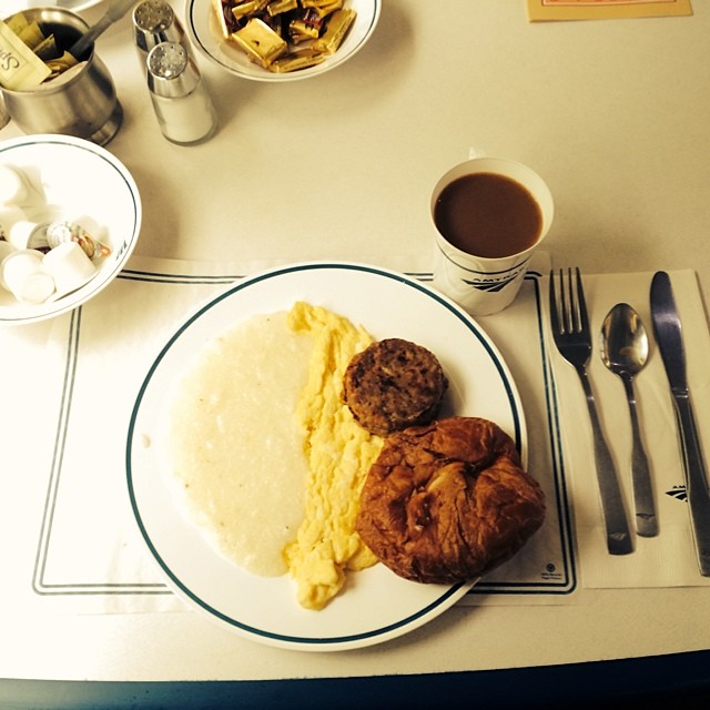 Amtrak meal 