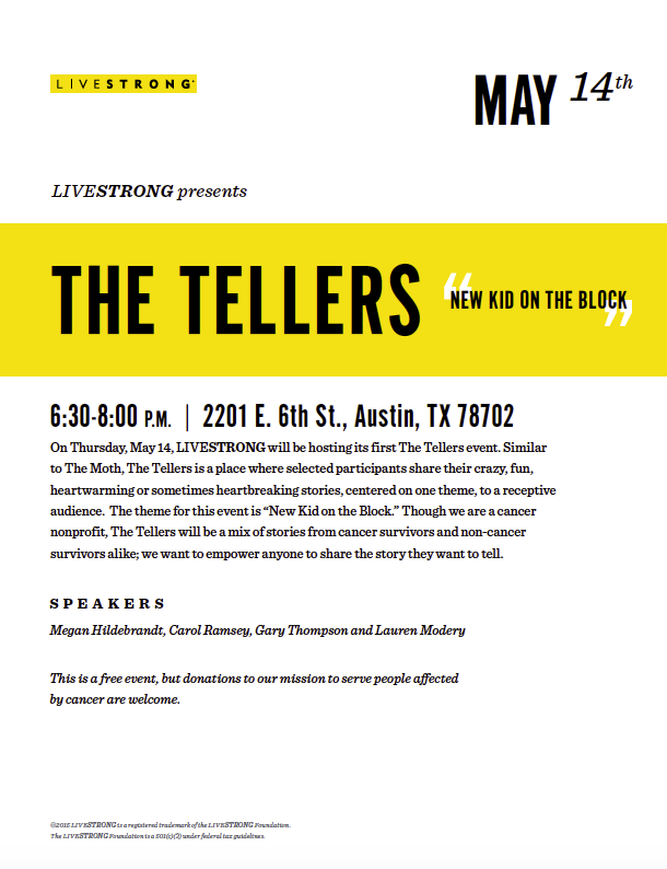 The Tellers LIVESTRONG